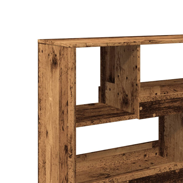 rumdeler 100x33x94,5 cm konstrueret træ antikt træ