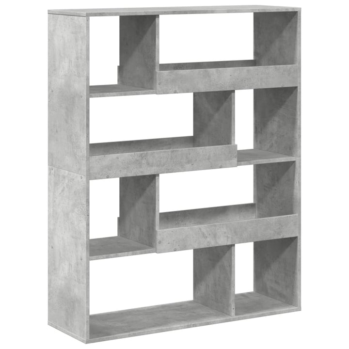 rumdeler 100x33x125,5 cm konstrueret træ betongrå