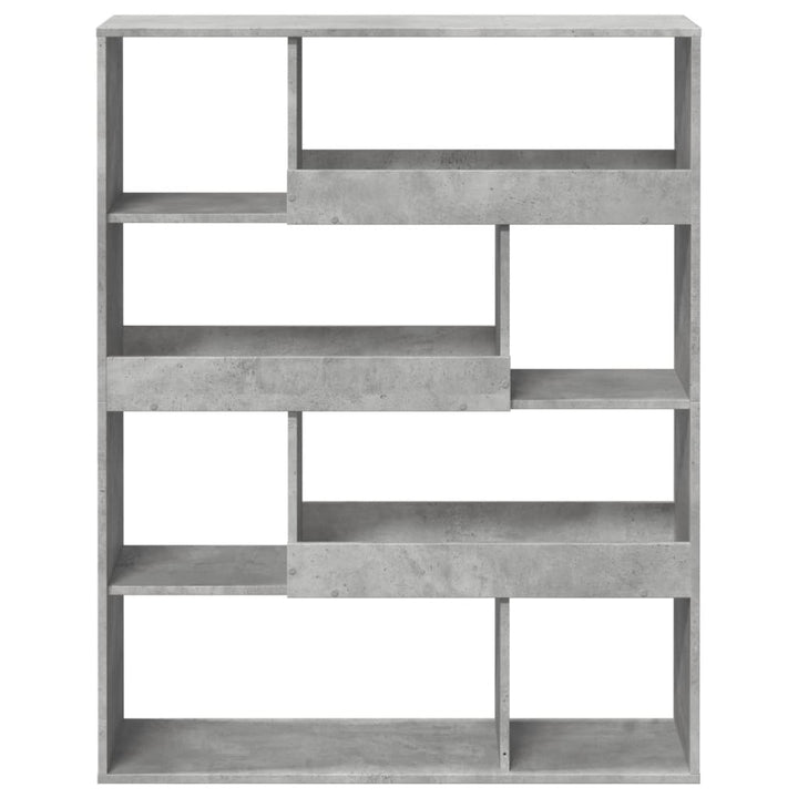 rumdeler 100x33x125,5 cm konstrueret træ betongrå
