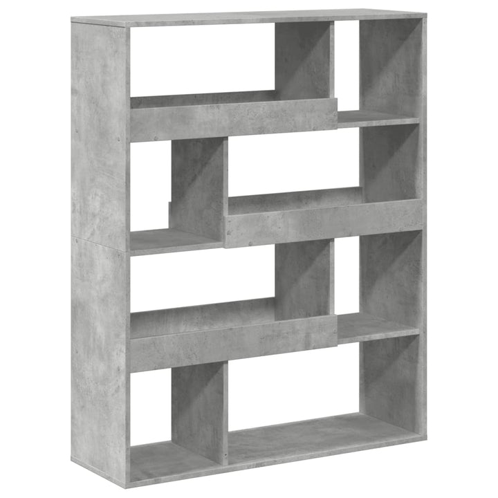 rumdeler 100x33x125,5 cm konstrueret træ betongrå