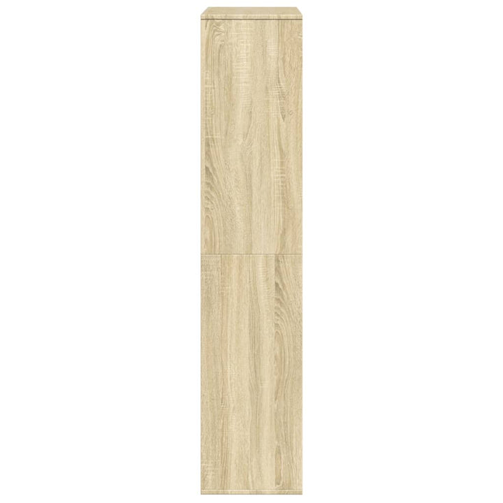rumdeler 100x33x156,5 cm konstrueret træ sonoma-eg