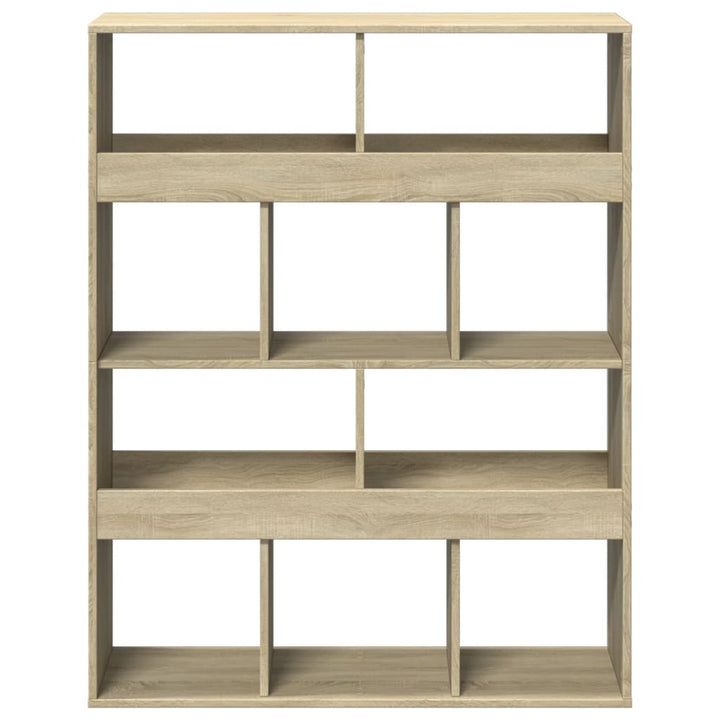 rumdeler 100x33x125,5 cm konstrueret træ sonoma-eg