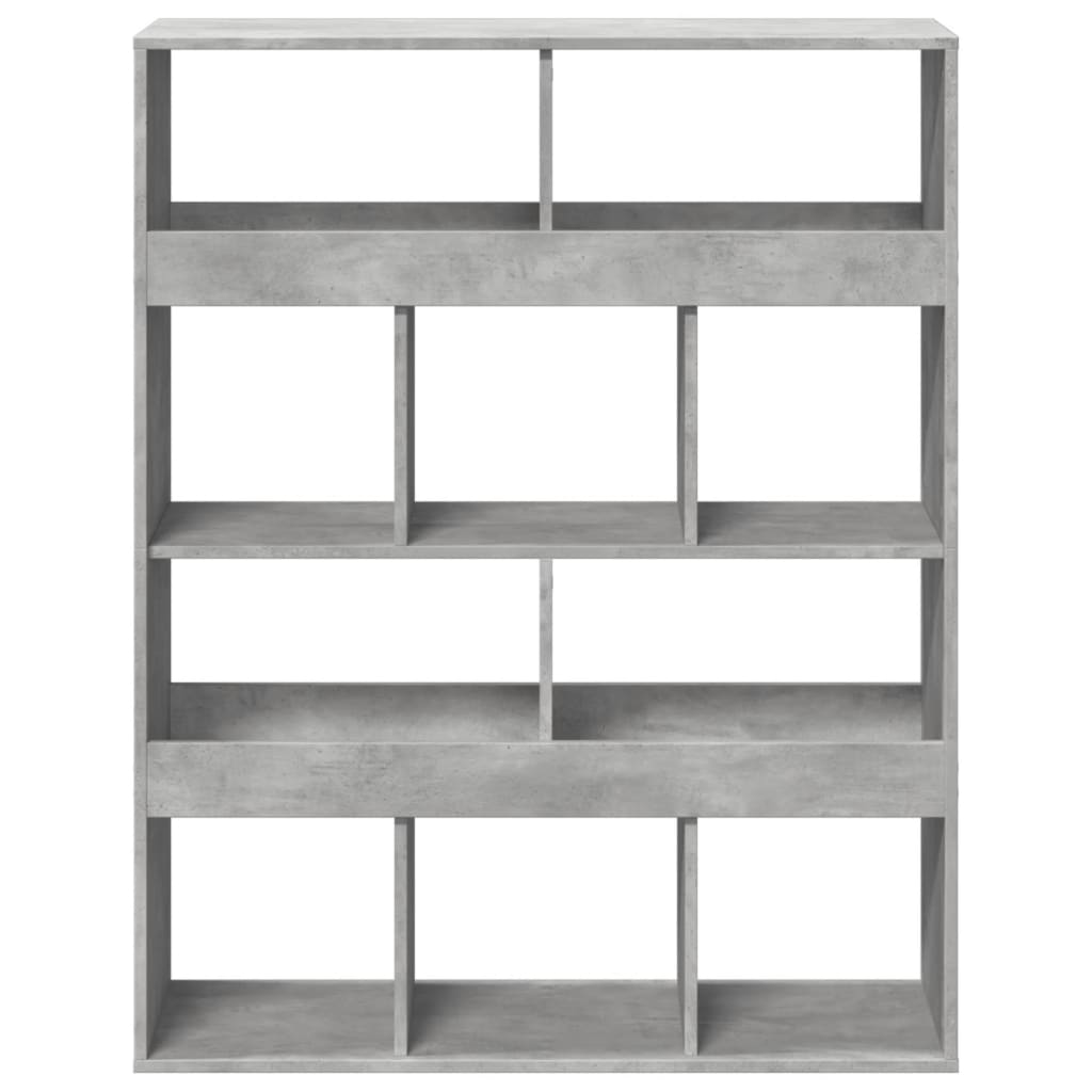 rumdeler 100x33x125,5 cm konstrueret træ betongrå