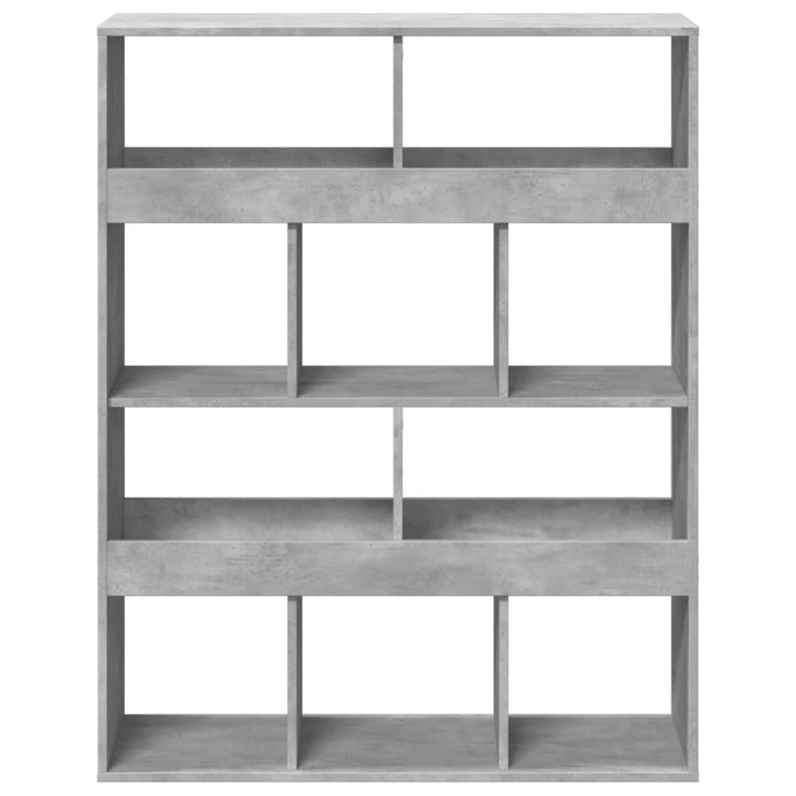 rumdeler 100x33x125,5 cm konstrueret træ betongrå