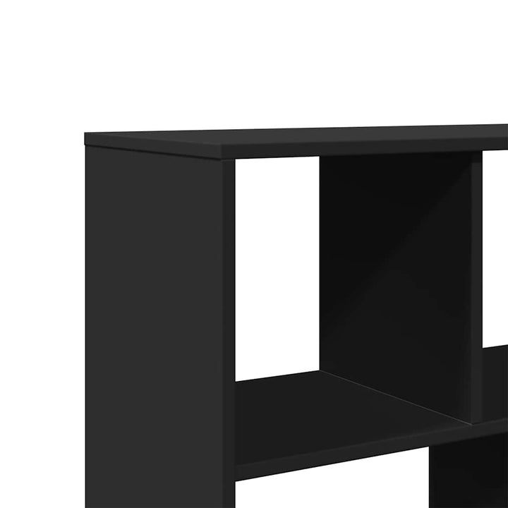 rumdeler 100x33x156,5 cm konstrueret træ sort
