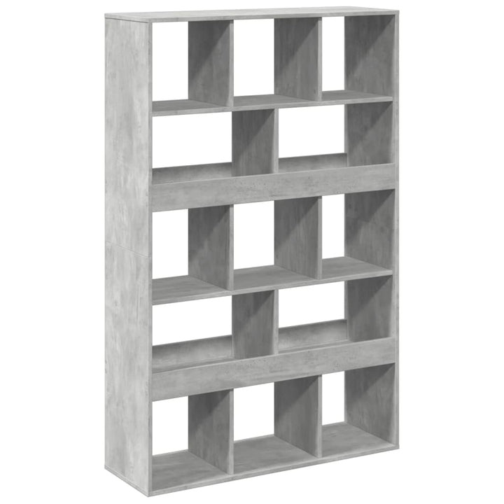 rumdeler 100x33x156,5 cm konstrueret træ betongrå