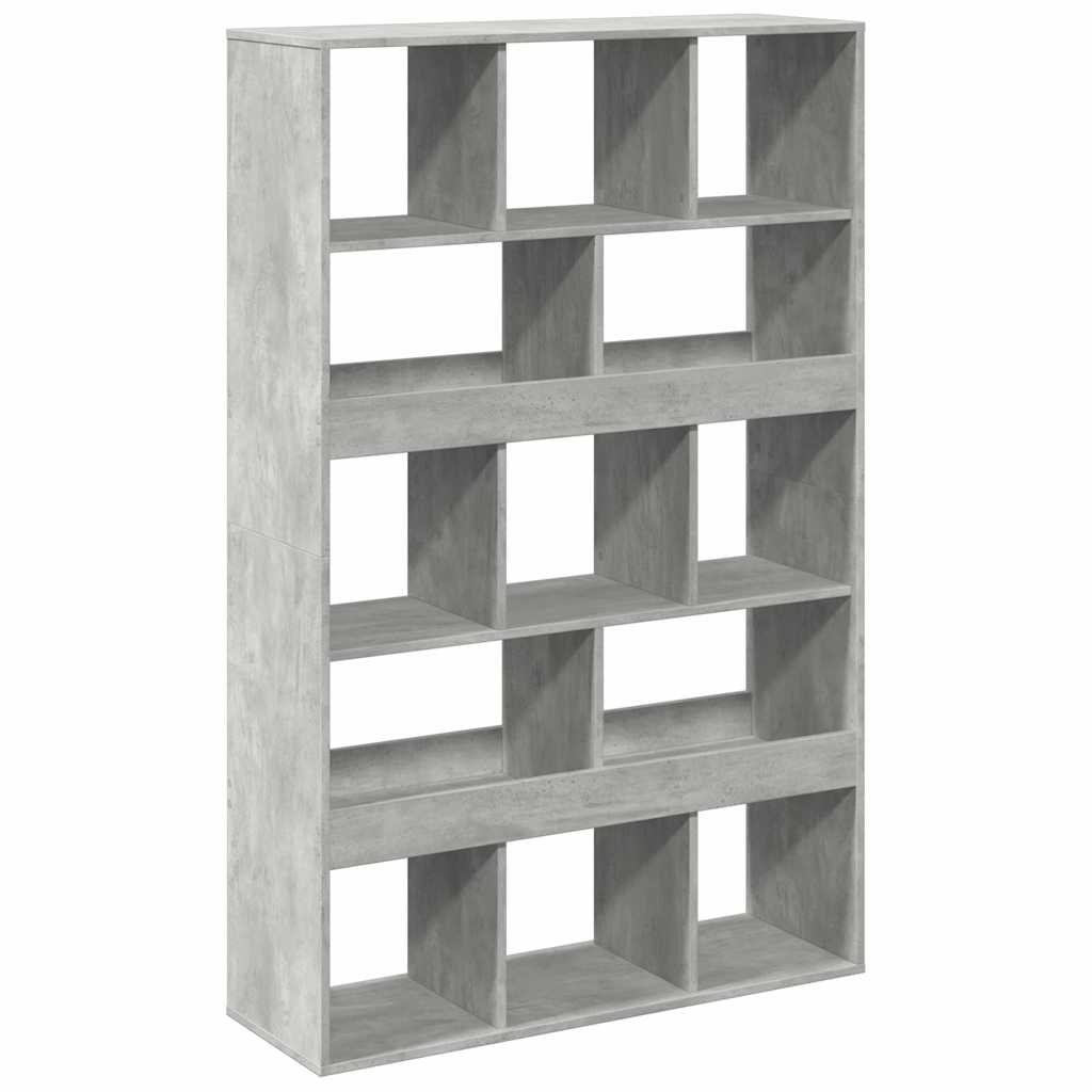 rumdeler 100x33x156,5 cm konstrueret træ betongrå