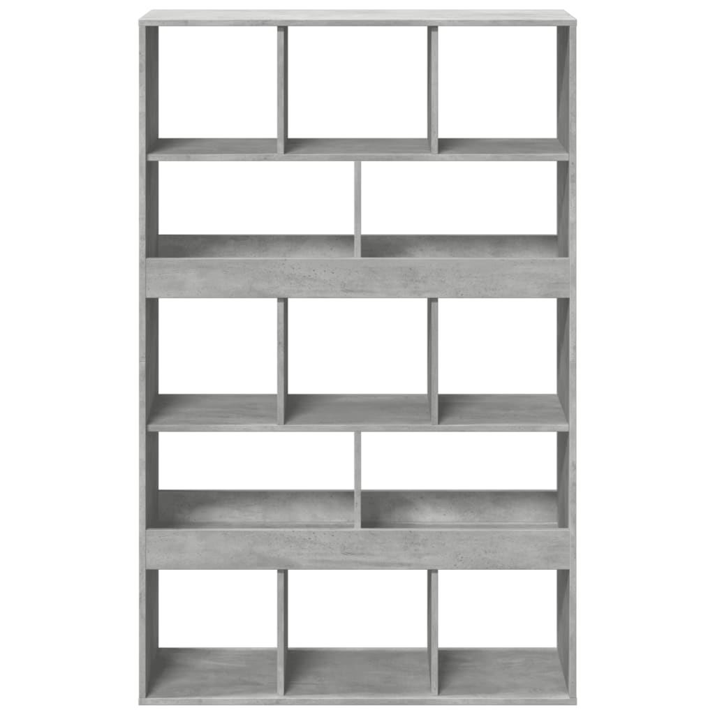 rumdeler 100x33x156,5 cm konstrueret træ betongrå