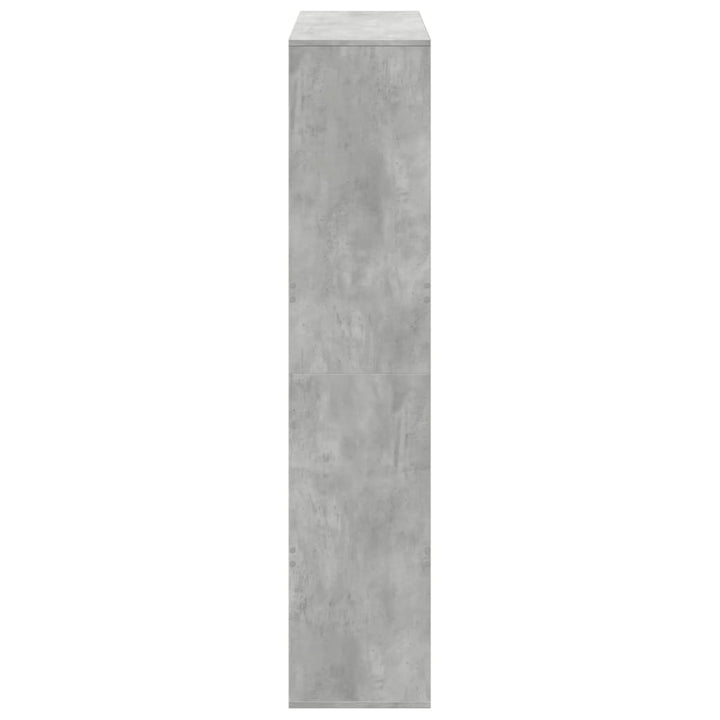 rumdeler 100x33x156,5 cm konstrueret træ betongrå
