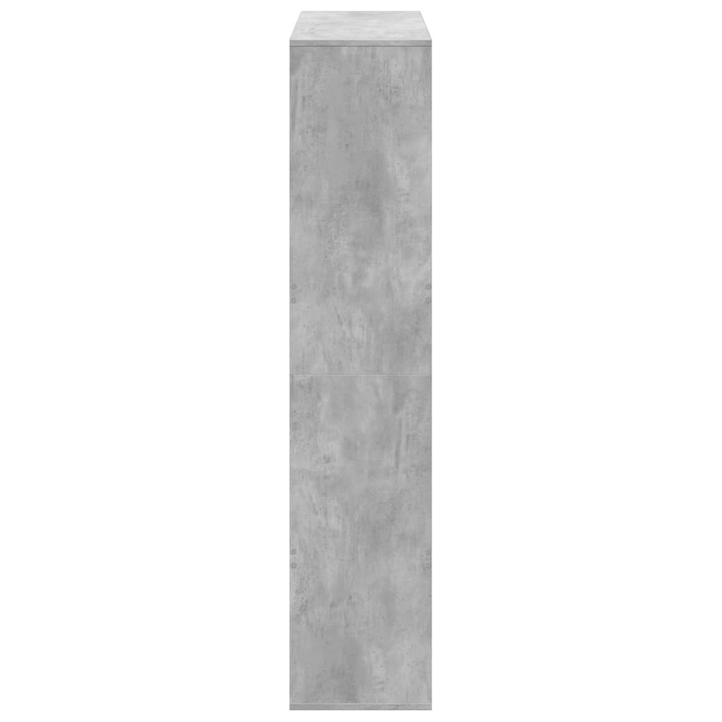 rumdeler 100x33x156,5 cm konstrueret træ betongrå