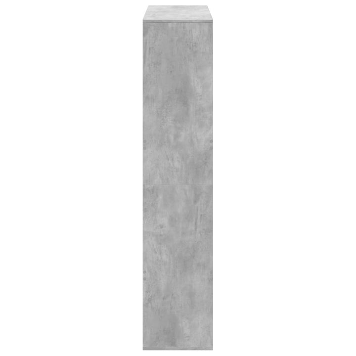 rumdeler 100x33x156,5 cm konstrueret træ betongrå