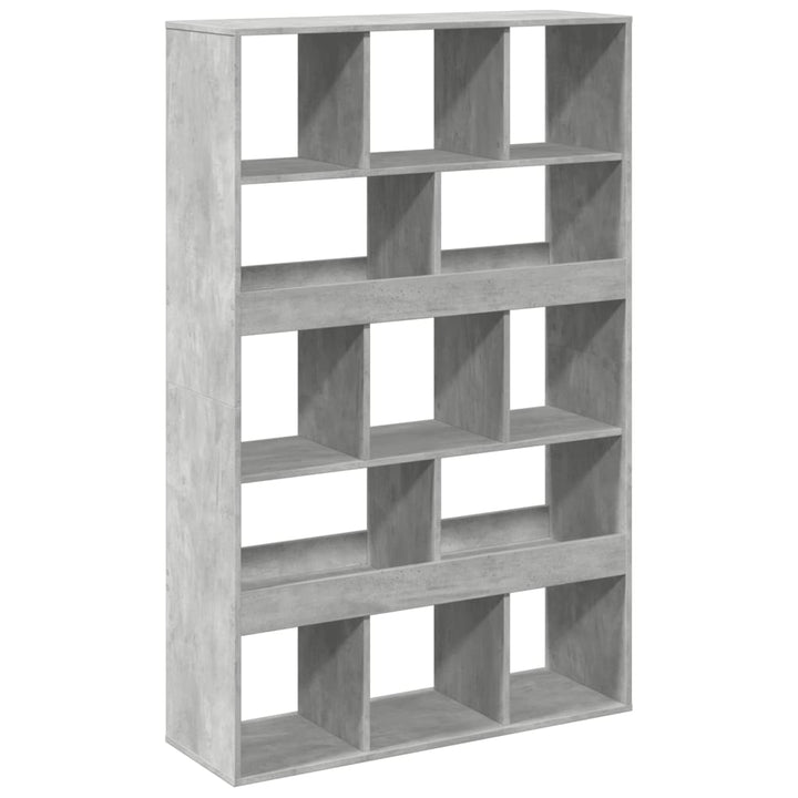 rumdeler 100x33x156,5 cm konstrueret træ betongrå