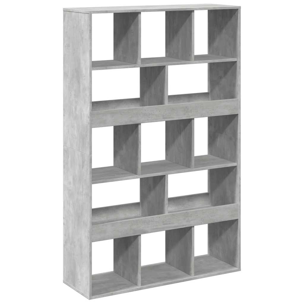 rumdeler 100x33x156,5 cm konstrueret træ betongrå
