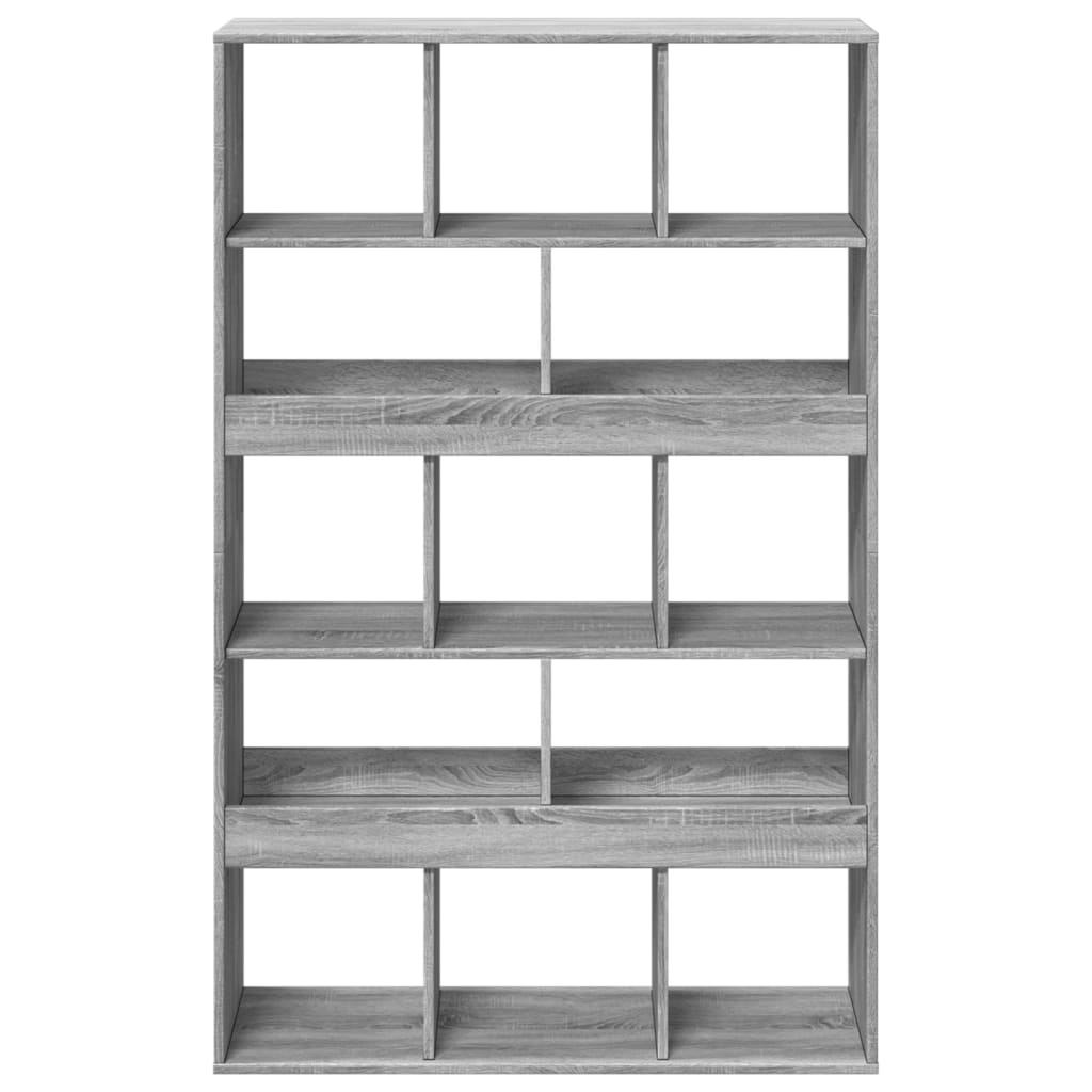 rumdeler 100x33x156,5 cm konstrueret træ grå sonoma-eg