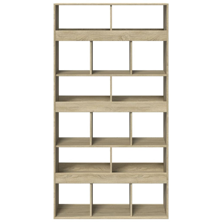 rumdeler 100x33x187,5 cm konstrueret træ sonoma-eg