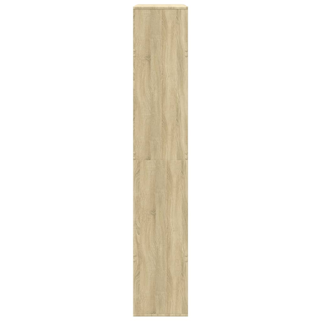 rumdeler 100x33x187,5 cm konstrueret træ sonoma-eg