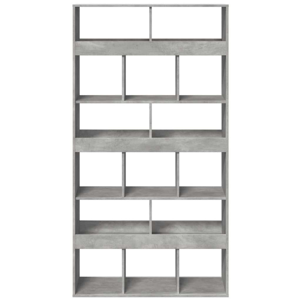 rumdeler 100x33x187,5 cm konstrueret træ betongrå