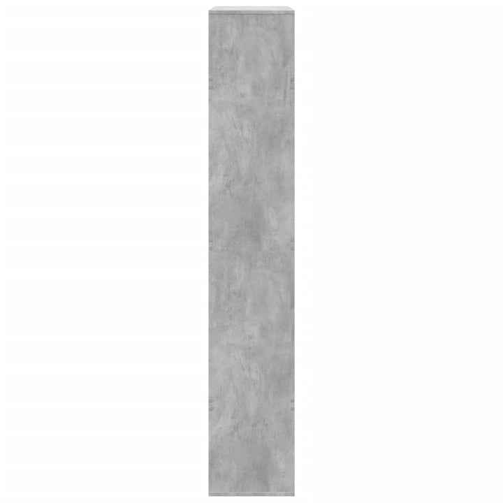 rumdeler 100x33x187,5 cm konstrueret træ betongrå