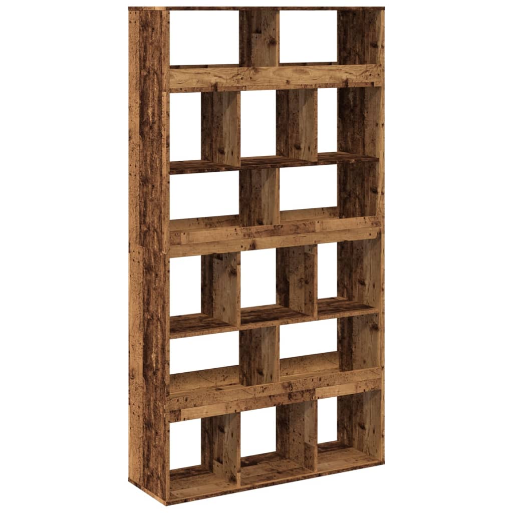 rumdeler 100x33x187,5 cm konstrueret træ antikt træ