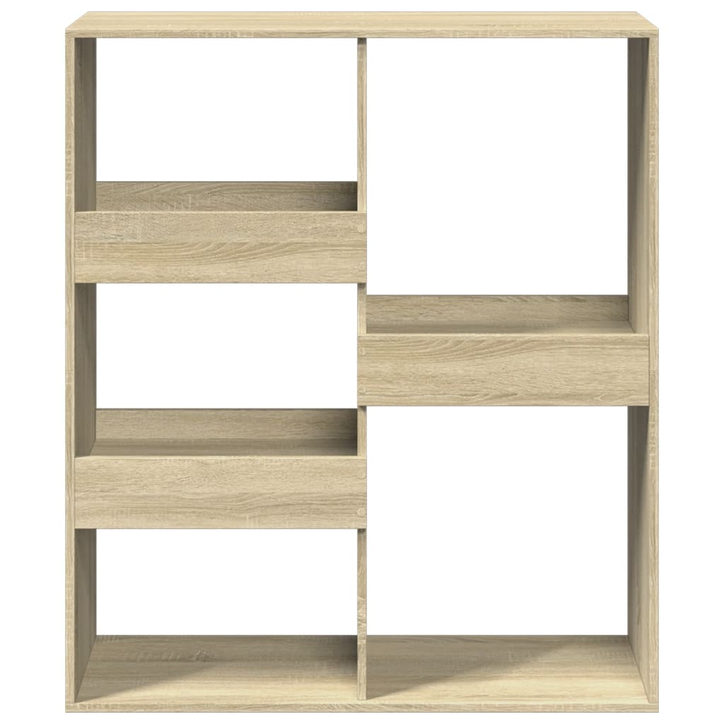 rumdeler 100x33x115 cm konstrueret træ sonoma-eg