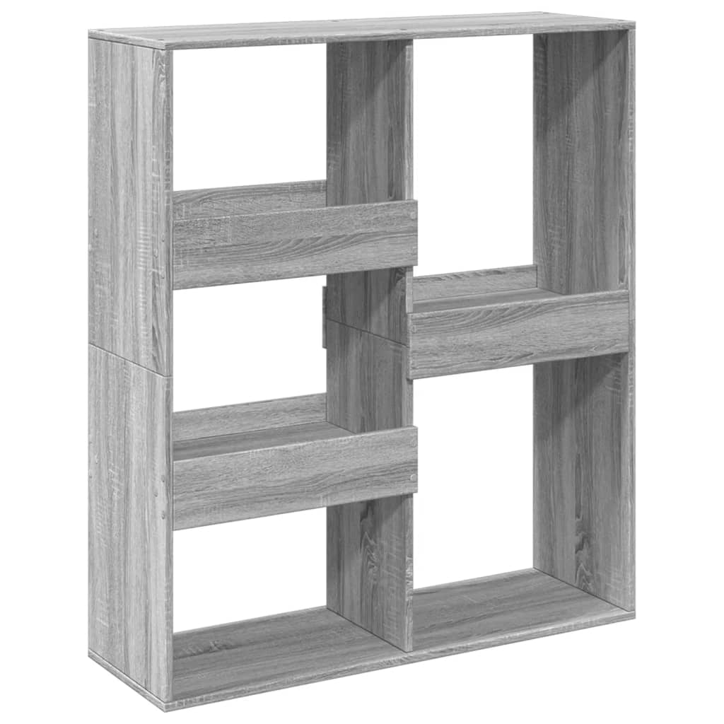rumdeler 100x33x115 cm konstrueret træ grå sonoma-eg