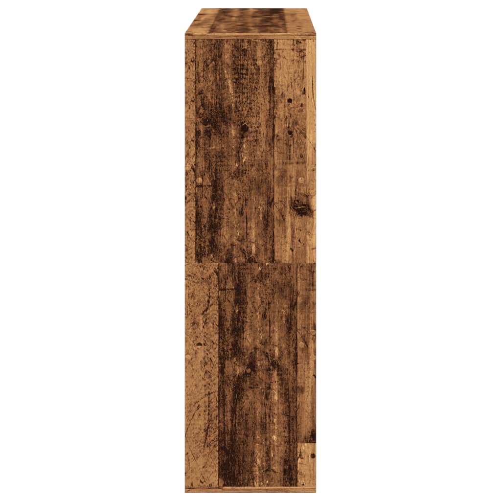 rumdeler 100x33x115 cm konstrueret træ antikt træ