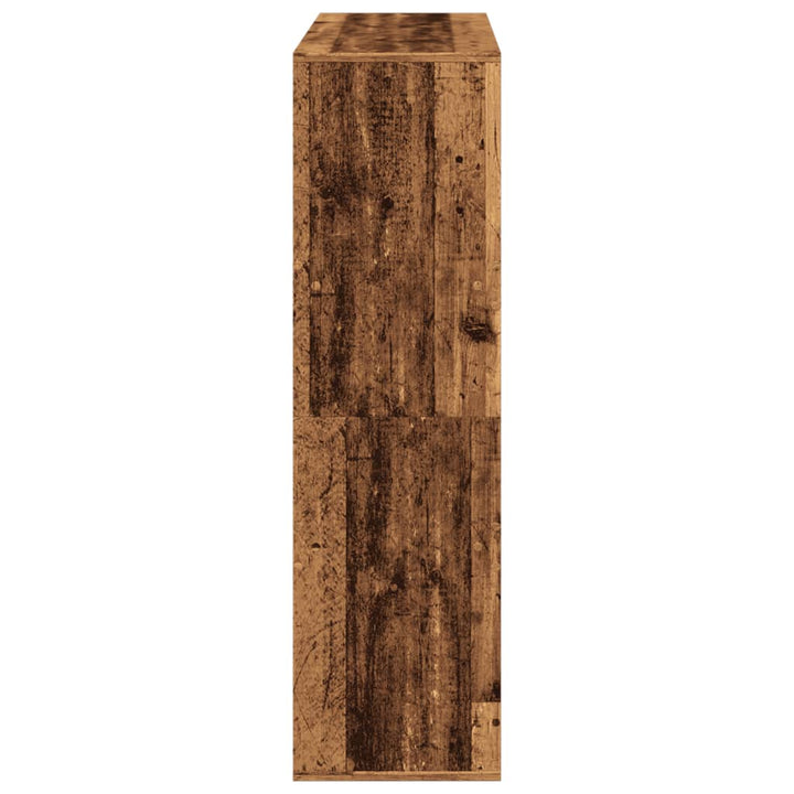 rumdeler 100x33x115 cm konstrueret træ antikt træ