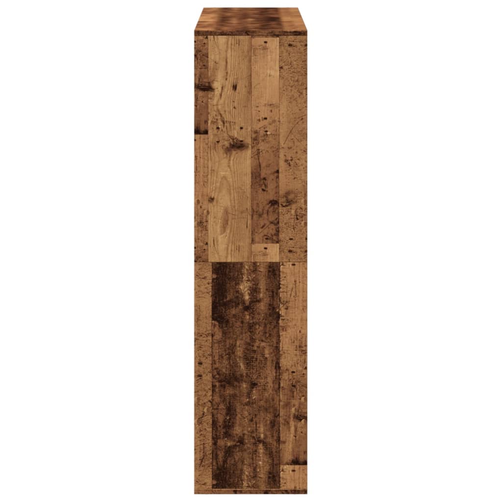 rumdeler 100x33x135 cm konstrueret træ antikt træ