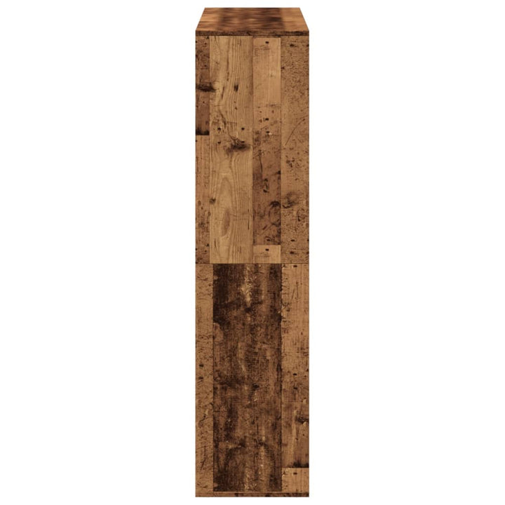 rumdeler 100x33x135 cm konstrueret træ antikt træ