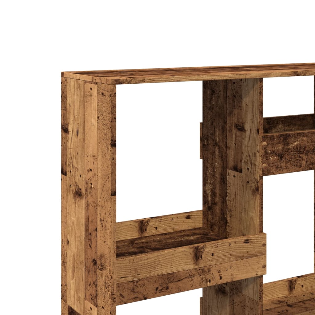 rumdeler 100x33x135 cm konstrueret træ antikt træ