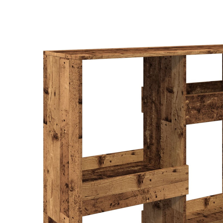 rumdeler 100x33x135 cm konstrueret træ antikt træ