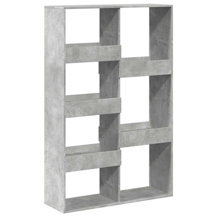 rumdeler 100x33x155,5 cm konstrueret træ betongrå