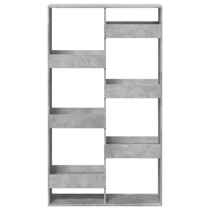 rumdeler 100x33x175 cm konstrueret træ betongrå