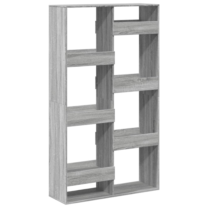 rumdeler 100x33x175 cm konstrueret træ grå sonoma-eg