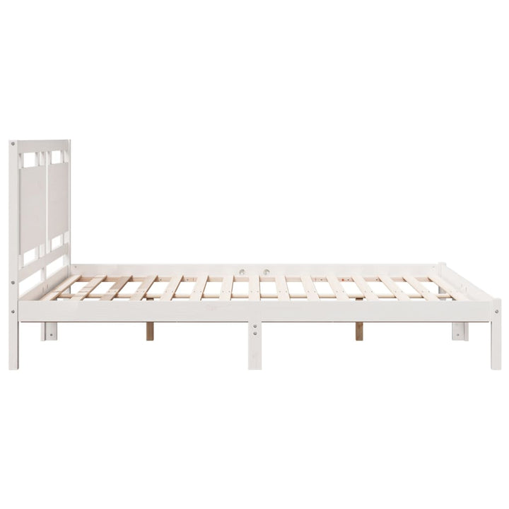 ekstra lang sengeramme uden madras 160x210 cm massivt træ