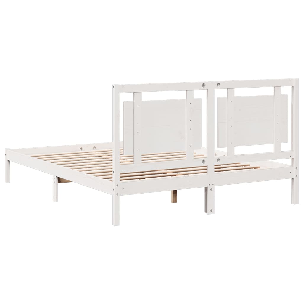 ekstra lang sengeramme uden madras 160x210 cm massivt træ