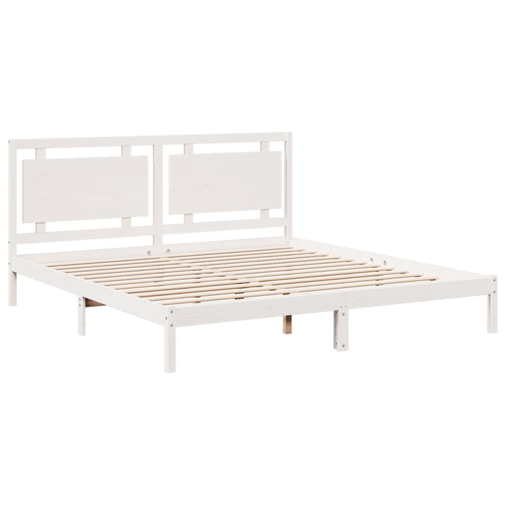 ekstra lang sengeramme uden madras 200x210 cm massivt træ