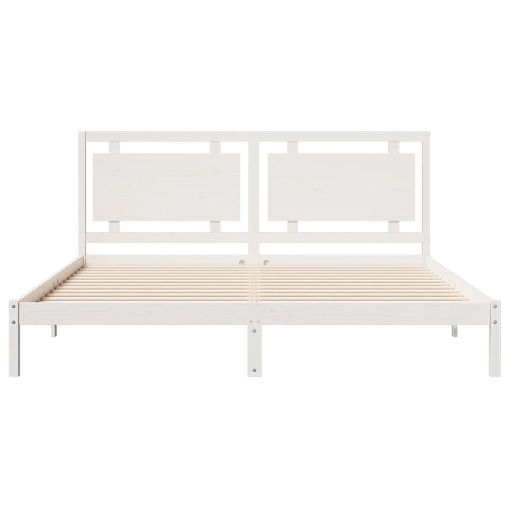 ekstra lang sengeramme uden madras 200x210 cm massivt træ