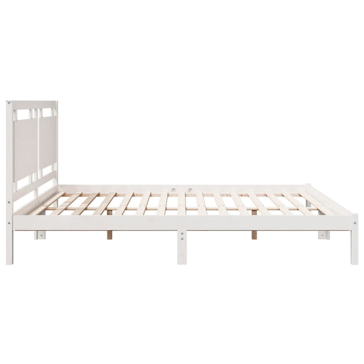 ekstra lang sengeramme uden madras 200x210 cm massivt træ