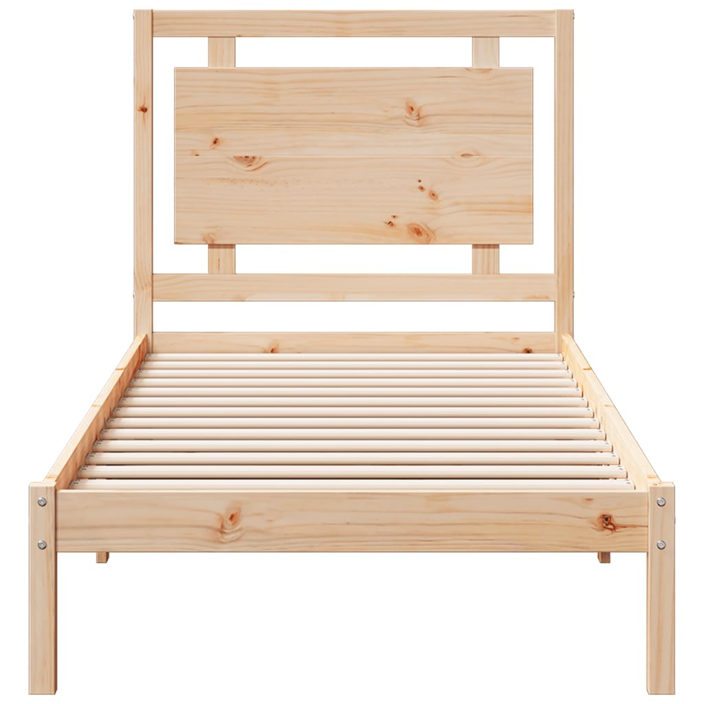 ekstra lang sengeramme uden madras 100x220 cm massivt træ