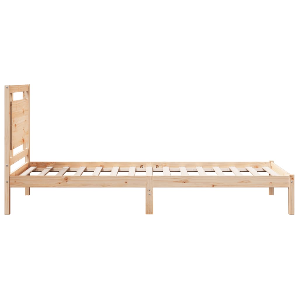 ekstra lang sengeramme uden madras 100x220 cm massivt træ