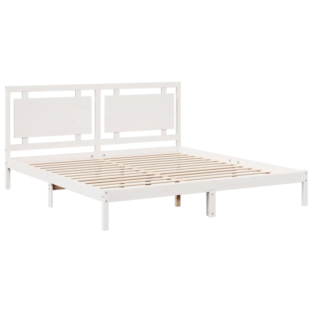 ekstra lang sengeramme uden madras 200x220 cm massivt træ