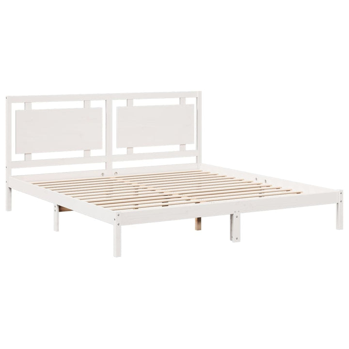 ekstra lang sengeramme uden madras 200x220 cm massivt træ