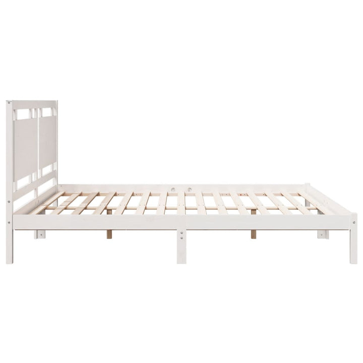 ekstra lang sengeramme uden madras 200x220 cm massivt træ