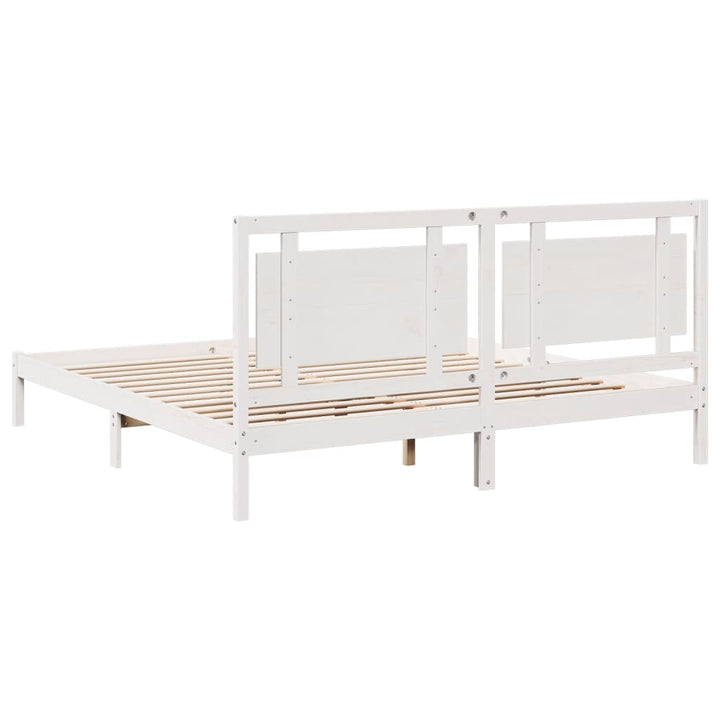 ekstra lang sengeramme uden madras 200x220 cm massivt træ