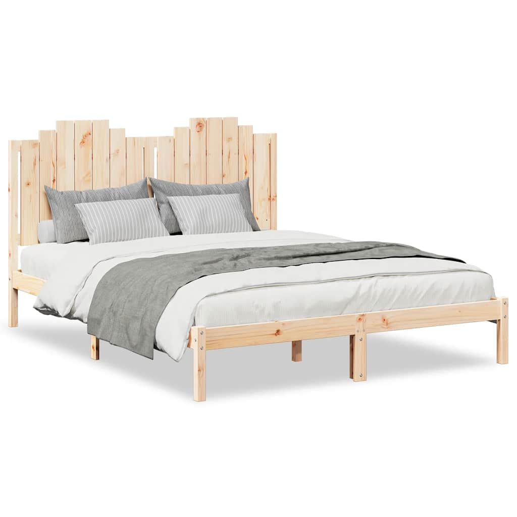 ekstra lang sengeramme uden madras 160x210 cm massivt træ