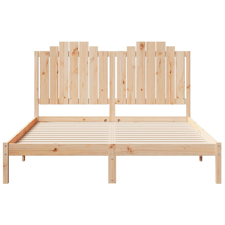ekstra lang sengeramme uden madras 160x210 cm massivt træ