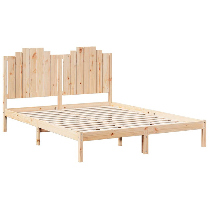 ekstra lang sengeramme uden madras 140x220 cm massivt træ