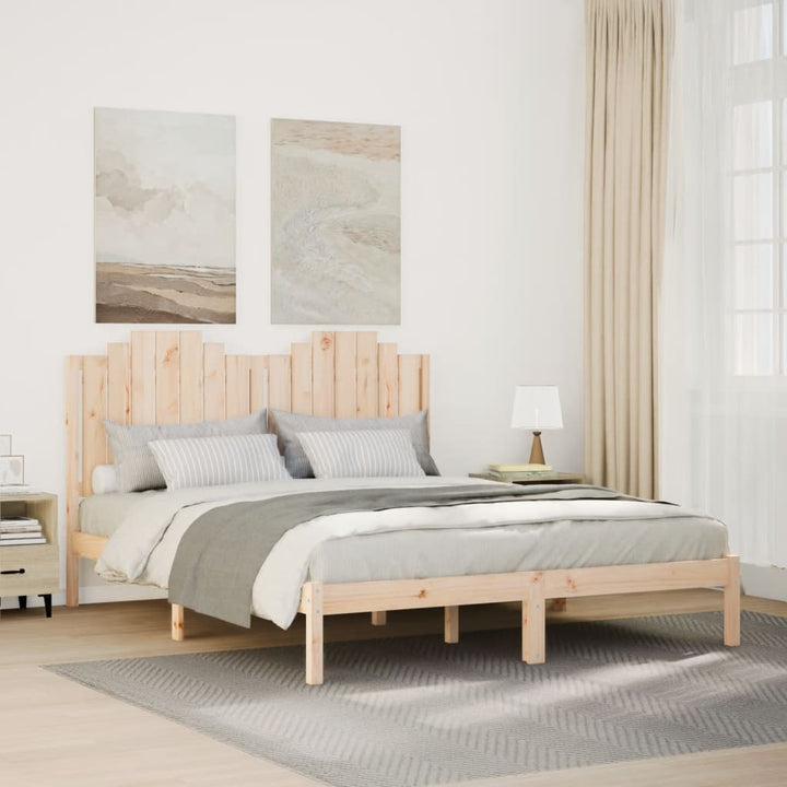 ekstra lang sengeramme uden madras 140x220 cm massivt træ