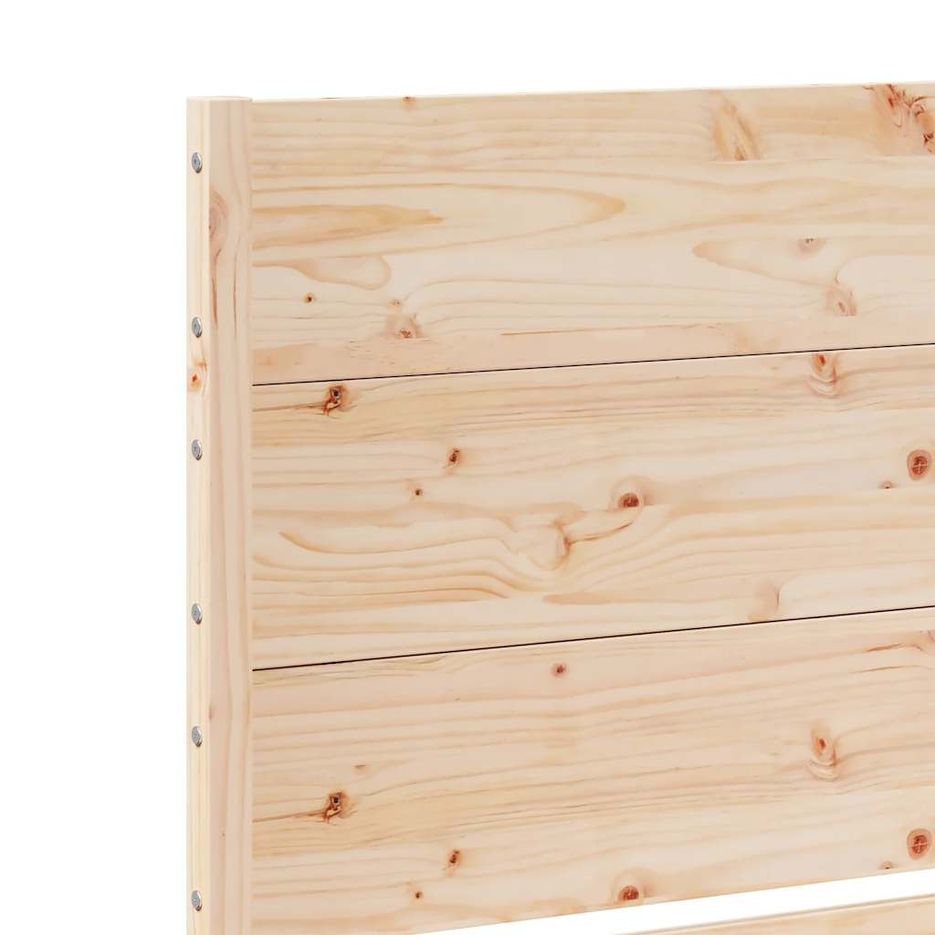 ekstra lang sengeramme uden madras 90x210 cm massivt træ